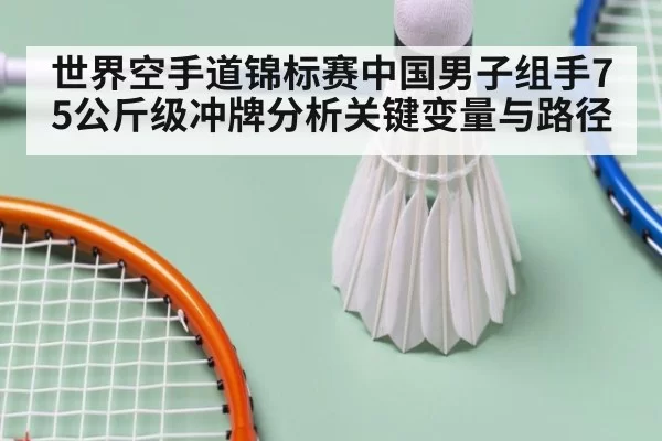 世界空手道锦标赛中国男子组手75公斤级冲牌分析关键变量与路径